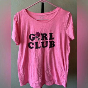 Girl club shirt size large